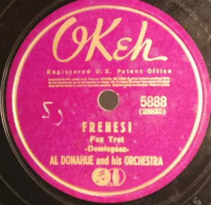 Al Donahue And His Orchestra - I Hear A Rhapsody / Frenesi