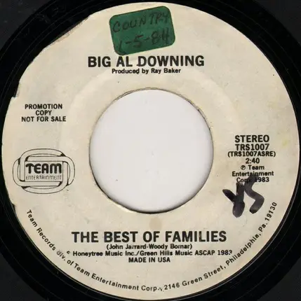 Al Downing - The Best Of Families