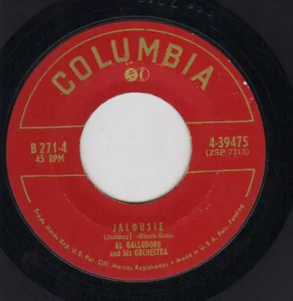 Al Gallodoro And His Orchestra - Jalousie / Liza