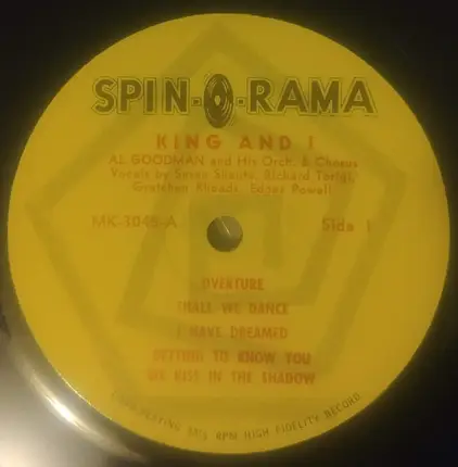 Al Goodman And His Orchestra , Rodgers & Hammerstein - King And I