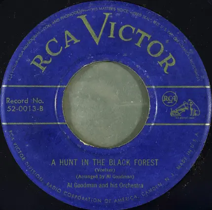 Al Goodman And His Orchestra - In A Clock Store / A Hunt In The Black Forest
