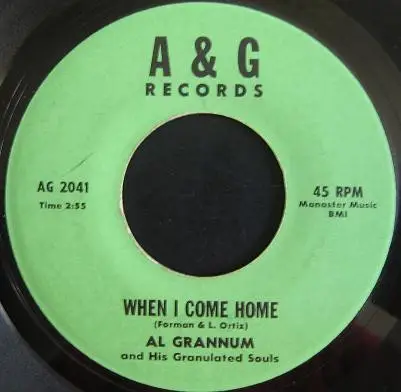 Al Grannum - Why Is It? / When I Come Home