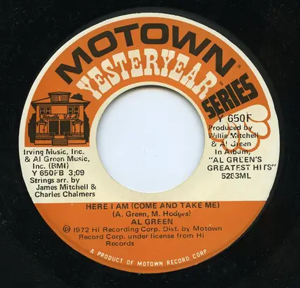 Al Green - Here I Am (Come And Take Me)