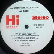 LP - Al Green - Gets Next To You