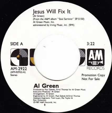 Al Green - Jesus Will Fix It