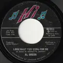 7inch Vinyl Single - Al Green - Look What You Done For Me - Shelley Products Pressing