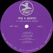 LP - Al Haig - Trio And Quintet!