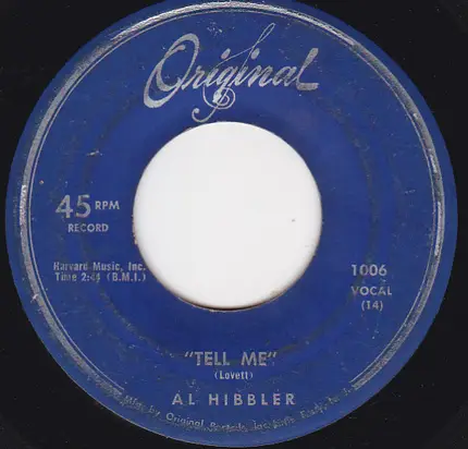 Al Hibbler - After The Lights Go Down Low / Tell Me