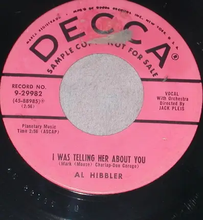 Al Hibbler - After the Lights Go Down Low