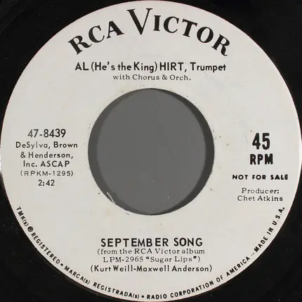 Al Hirt - Up Above My Head (I Hear Music In The Air)
