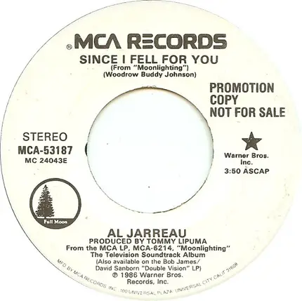 Al Jarreau - Since I Fell For You