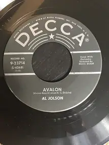 Al Jolson - Avalon / Anniversary Song