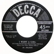 Al Jolson - I Want A Girl
