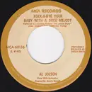 7inch Vinyl Single - Al Jolson - Rock-A-Bye Your Baby With A Dixie Melody