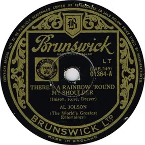 Al Jolson - There's A Rainbow 'Round My Shoulder / Sonny Boy