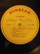 LP - Al Jolson - California, Here I Come