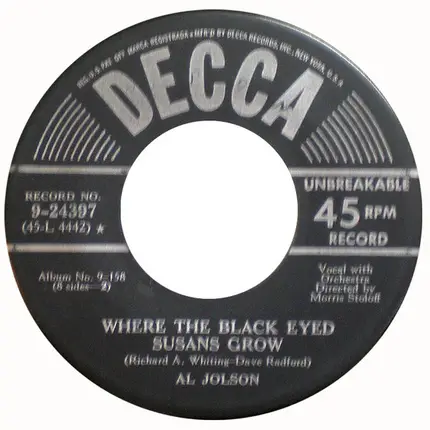 Al Jolson - I Want A Girl