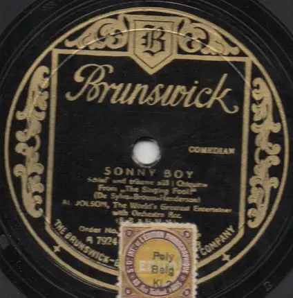 Al Jolson - There's A Rainbow 'Round My Shoulder / Sonny Boy
