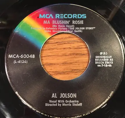 Al Jolson - You Made Me Love You (I Didn't Want To Do It)