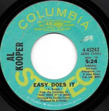 Al Kooper - I Got A Woman / Easy Does It