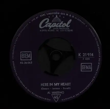 Al Martino - Granada / Here In My Heart
