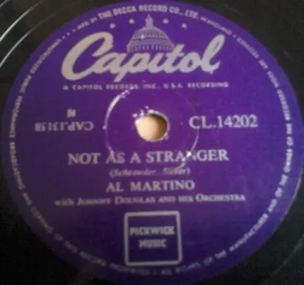 Al Martino With Johnny Douglas And His Orchestra - No One But You
