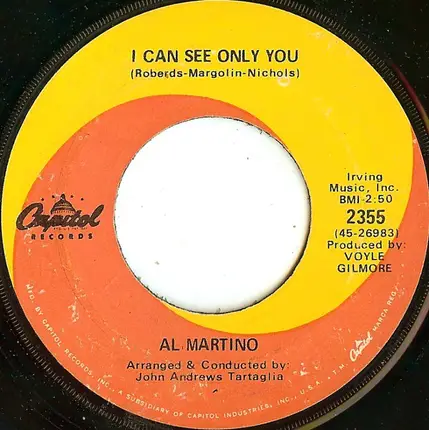 Al Martino - I Can't Help It (If I'm Still In Love With You)