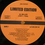 LP - Al Miller - Negro String Band Music 1927-1936 - Mono