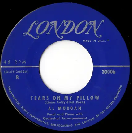 Al Morgan - Chained To A Memory / Tears On My Pillow