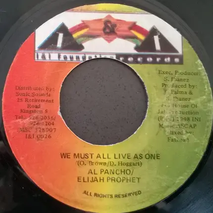 Al Pancho , Elijah Prophet - We Must All Live As One