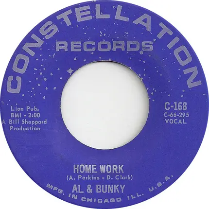 Al Perkins And Bunky Sheppard / Al Perkins - Homework / Thanks To You