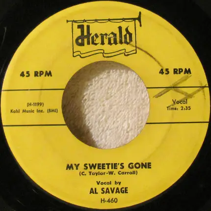 Al Savage - Paradise Princess / My Sweetie's Gone