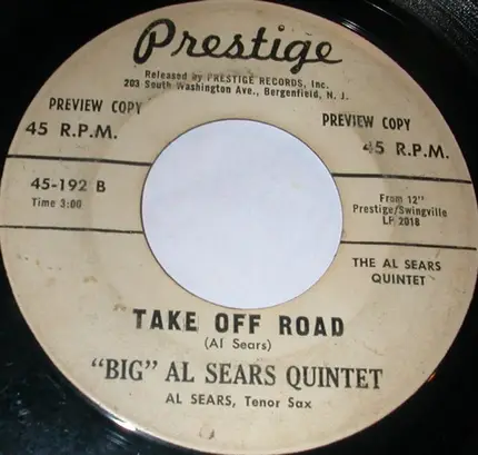 Al Sears Quintet - Record Hop