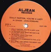 LP - Al Shade / Jean Romaine - Dolly Parton, You're A Lady And We Love You Best Of All