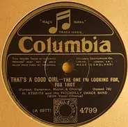 Al Starita And The Piccadilly Dance Band - The One I'm Looking For / Sweet So-And-So
