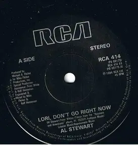Al Stewart - Lori, Don't Go Right Now