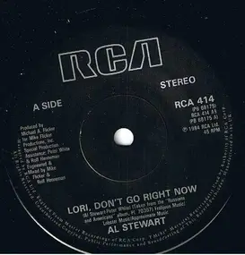 Al Stewart - Lori, Don't Go Right Now