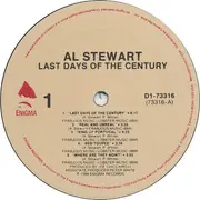 LP - Al Stewart - Last Days Of The Century