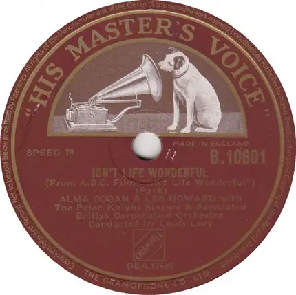 Alma Cogan & Les Howard - Over And Over Again / Isn't Life Wonderful