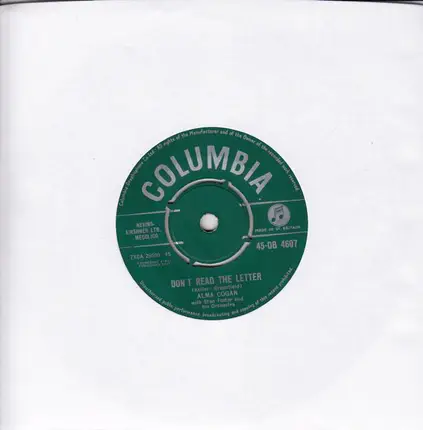 Alma Cogan With Geoff Love & His Orchestra And The Rita Williams Singers - Cowboy Jimmy Joe