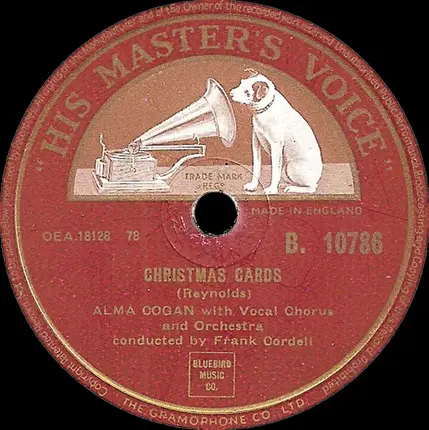 Alma Cogan - I Can't Tell A Waltz From A Tango / Christmas Cards