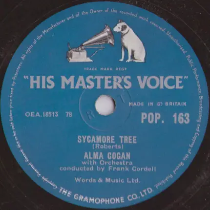 Alma Cogan - Love And Marriage / Sycamore Tree
