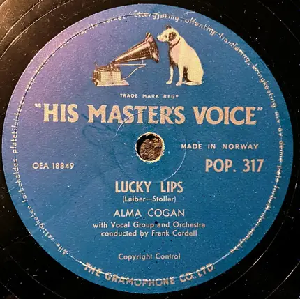 Alma Cogan - Whatever Lola Wants (Lola Gets) / Lucky Lips