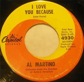 Al Martino - I Love You Because