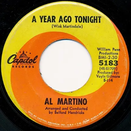 Al Martino - Tears And Roses