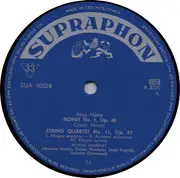 LP - Alois Hába - Nonet No. 1 / String Quartets Nos. 11, 12, 13 - + Booklet