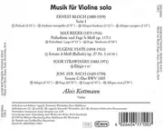 CD - Bloch / Reger / Ysaÿe a.o. - Violine Solo