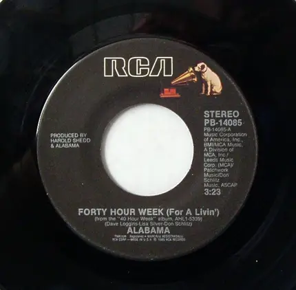 Alabama - Forty Hour Week (For A Livin')