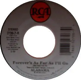 Alabama - Forever's As Far As I'll Go