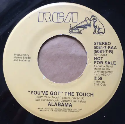 Alabama - 'You've Got' The Touch